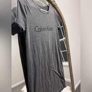 Calvin Klein sleepwear, grey nightgown, size S